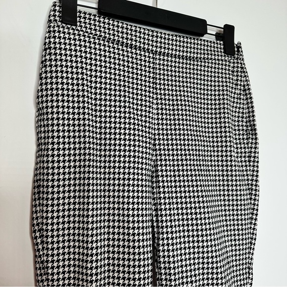 Sezane Clara Houndstooth Trousers in Ecru Black - Picture 5 of 14
